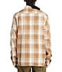 Color:Wheat Boot - Image 2 - Windham Heavy Flannel Long Sleeve Woven Shirt