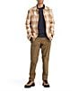 Color:Wheat Boot - Image 3 - Windham Heavy Flannel Long Sleeve Woven Shirt