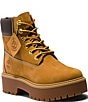 Timberland Women's Stone Street Waterproof Premium Leather Insulated Platform Booties - Image 1