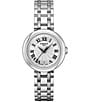 Color:Silver - Image 1 - Women's Bellissima Quartz Analog Silver Stainless Steel Small Bracelet Watch