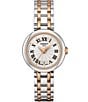 Color:Two Tone - Image 1 - Women's Bellissima Quartz Analog Two-Tone Stainless Bracelet Watch