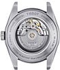 Tissot Gentleman Powermatic 80 Silicium Stainless Steel Watch, Color:Silver/Navy - Image 4