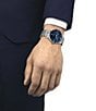 Tissot Men's Chemin Des Tourelles Powermatic 80 Automatic Blue Dial Stainless Steel Bracelet Watch, Color:Silver - Image 5
