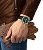 Color:Brown - Image 5 - Men's Chrono XL Classic Chronograph Brown Leather Strap Watch