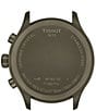 Color:Khaki - Image 3 - Men's Chrono XL Quartz Chronograph Khaki Leather Strap Watch