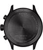 Color:Black - Image 3 - Men's Chrono XL Vintage Sport Collection Chronograph Black Leather Strap Watch