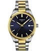 Color:Two Tone - Image 1 - Men's Classic Collection Pr 100 Two Tone Stainless Steel Bracelet Watch