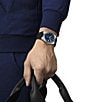 Color:Black - Image 5 - Men's Blue Prx Powermatic 80 Automatic Black Strap Watch