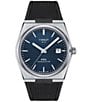 Tissot Men's Gridded PRX Powermatic 80 Automatic Stainless Steel Watch, Color:Black/Blue - Image 1