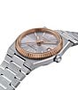 Color:Silver - Image 3 - Men's Prx Powermatic Automatic 80 Stainless Steel and 18K Gold Bracelet Watch