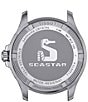 Color:Silver - Image 3 - Men's Black Seastar 1000 Quartz Analog Stainless Steel Bracelet Watch