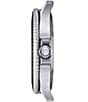 Color:Silver - Image 4 - Men's Black Seastar 1000 Quartz Analog Stainless Steel Bracelet Watch