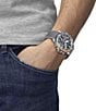 Color:Grey - Image 5 - Men's Seastar 1000 Quartz Chronograph Grey Strap Watch