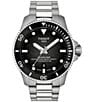 Tissot Men's Seastar GTS Automatic Stainless Steel Bracelet Watch - Image 1