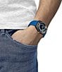 Color:Blue - Image 5 - Unisex Sideral Tonneau Powermatic 80 Sport Collection Automatic Blue Strap Watch