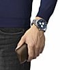 Color:Silver - Image 5 - Men's Supersport Quartz Chronograph Stainless Steel Bracelet Watch