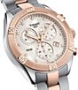 Color:Two-Tone - Image 2 - PR 100 Sport Chic Colorblock Chronograph Watch