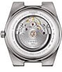 Color:Silver - Image 2 - Men's Prx Automatic Tonneau Black Dial Stainless Steel Bracelet Watch