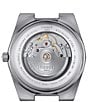 Tissot Men's Prx Automatic Stainless Steel Tonneau Bracelet Watch, Color:Silver/Green - Image 2