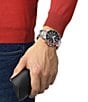 Color:Silver - Image 5 - Seastar 1000 Chronograph Bracelet Watch