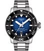 Color:Silver - Image 1 - Men's Seastar 2000 Professional Powermatic Bracelet Watch