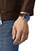 Color:Brown - Image 4 - Supersport Chronograph Blue Dial Watch