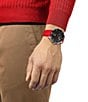 Color:Red - Image 4 - T-Touch Connect Red Strap Solar Watch