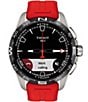 Color:Red - Image 6 - T-Touch Connect Red Strap Solar Watch