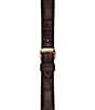 Color:Brown - Image 4 - Unisex Chemin Des Tourelles Powermatic 80 Automatic Brown Leather Strap Watch
