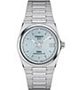 Color:Silver - Image 1 - Unisex PRX Powermatic 80 Automatic Light Blue Dial Stainless Steel Bracelet Watch