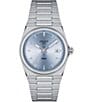 Color:Silver - Image 1 - Unisex Prx Quartz Analog Stainless Bracelet Watch