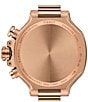 Tissot Unisex T-Race Quartz Chronograph Silicone Strap Watch, Color:Nude - Image 3