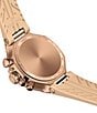 Tissot Unisex T-Race Quartz Chronograph Silicone Strap Watch, Color:Nude - Image 6