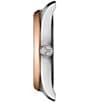 Color:Tan - Image 3 - Unisex Tissot Pr 100 Quartz Analog Tan Leather Strap Mother-of-Pearl Watch