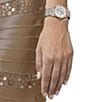 Color:Two Tone - Image 5 - Women's Chemin Des Tourelles Powermatic 80 Automatic Two Tone Stainless Steel Bracelet Watch