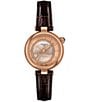 Tissot Women's Desir Automatic Brown Leather Strap Watch - Image 1