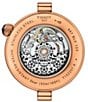 Tissot Women's Desir Automatic Brown Leather Strap Watch - Image 3