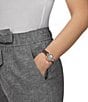 Tissot Women's Desir Automatic Grey Leather Strap Watch - Image 5