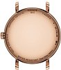 Color:Beige - Image 2 - Women's Everytime Quartz Analog Beige Leather Strap Watch