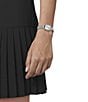 Color:Silver - Image 5 - Women's Lovely Quartz Analog Square Stainless Steel Bracelet Watch