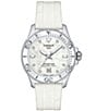 Color:White - Image 1 - Women's Seastar 1000 Quartz Analog White Silicone Strap Watch