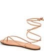 Color:Purdy - Image 4 - Roe Leather Ankle Wrap Sandals