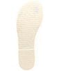 Color:Cream - Image 6 - Serena Leather Slide Sandals