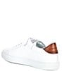 Color:Bianco/Tan - Image 3 - Men's Carlin Leather Sneakers