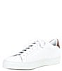 Color:Bianco/Tan - Image 4 - Men's Carlin Leather Sneakers