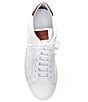 Color:Bianco/Tan - Image 5 - Men's Carlin Leather Sneakers