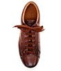Color:Brandy - Image 5 - Men's Colton Leather Lace-Up Sneakers
