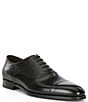 Color:Nero - Image 1 - Men's Nico Cap Toe Oxfords