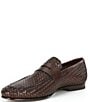 Color:TMoro - Image 4 - Men's Zenith Woven Penny Loafers