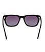 Color:Black - Image 2 - Men's Kendel 54mm Square Sunglasses